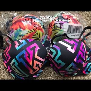 2 VS Pink Wear Everywhere Bras NWT 36C